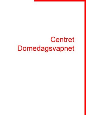 cover image of Centret Domedagsvapnet